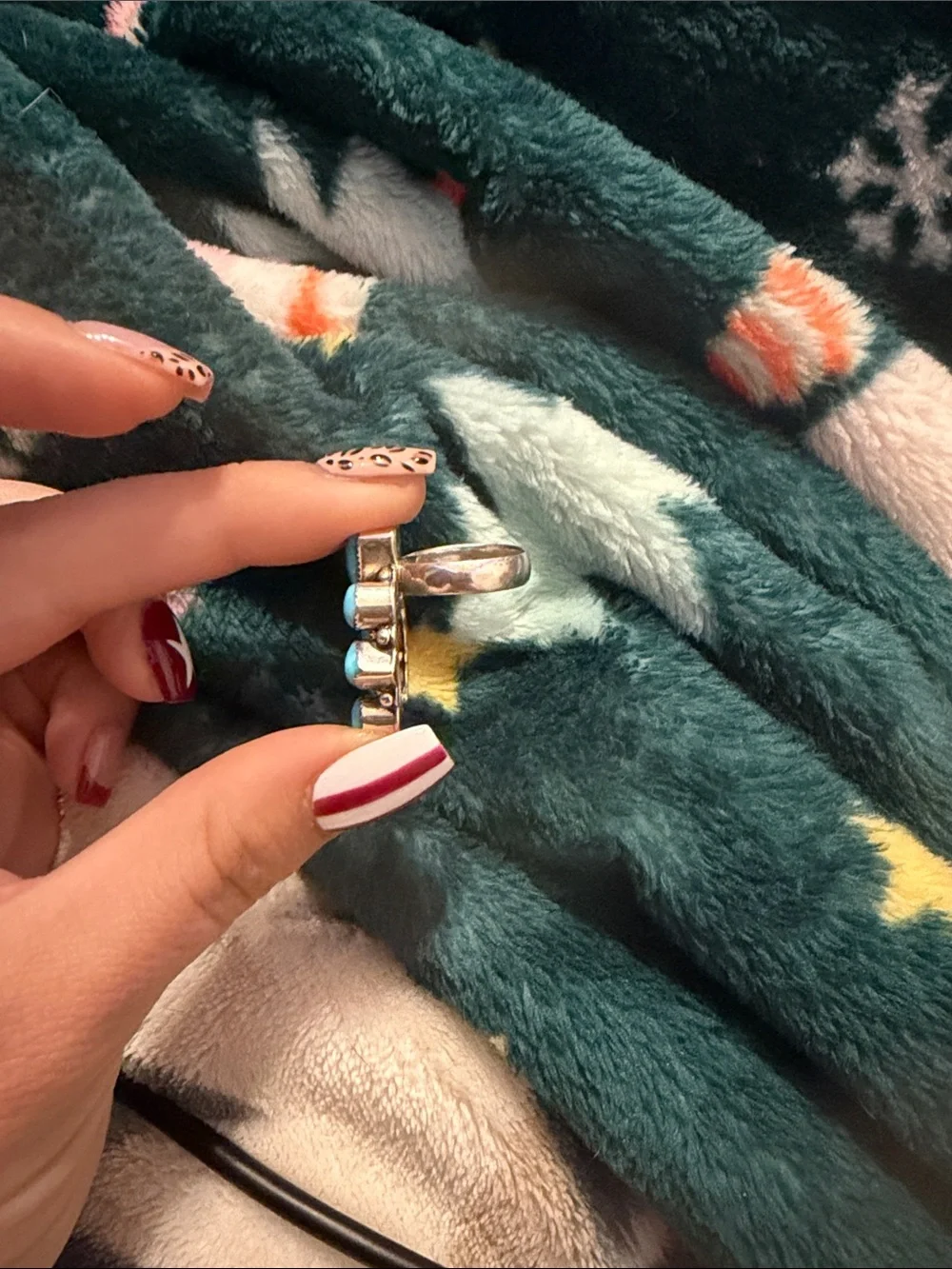 Sterling Silver Sleeping Beauty Turquoise Ring